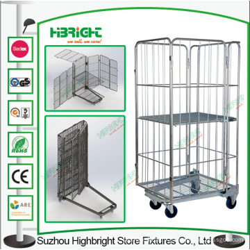 Lait chariot magasin pliable Cage Roll conteneur chariot